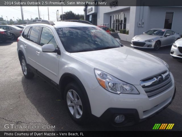 2014 Subaru Outback 2.5i Premium in Satin White Pearl