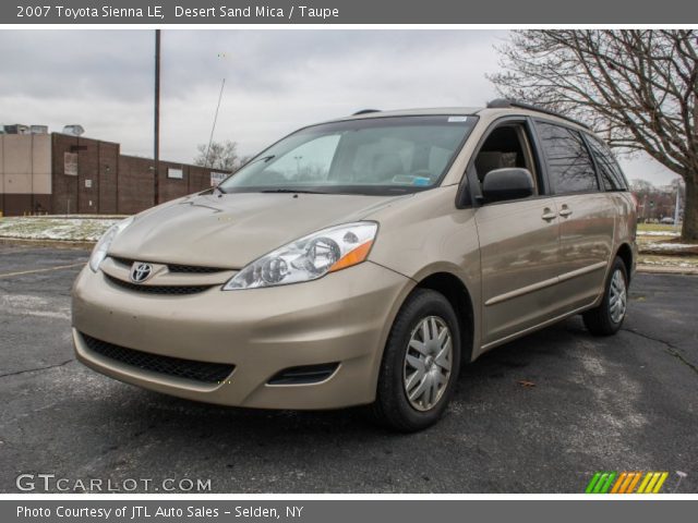 2007 Toyota Sienna LE in Desert Sand Mica
