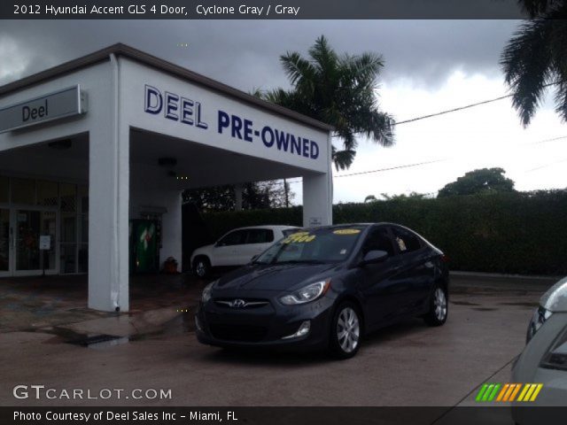 2012 Hyundai Accent GLS 4 Door in Cyclone Gray