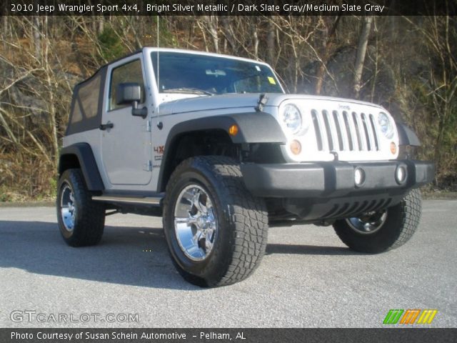 2010 Jeep Wrangler Sport 4x4 in Bright Silver Metallic