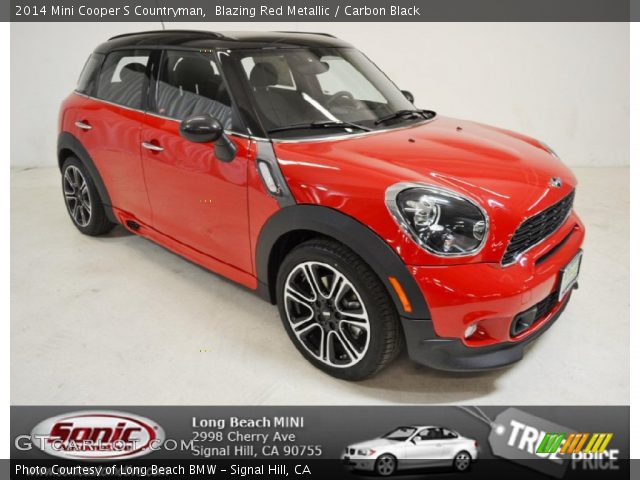 2014 Mini Cooper S Countryman in Blazing Red Metallic