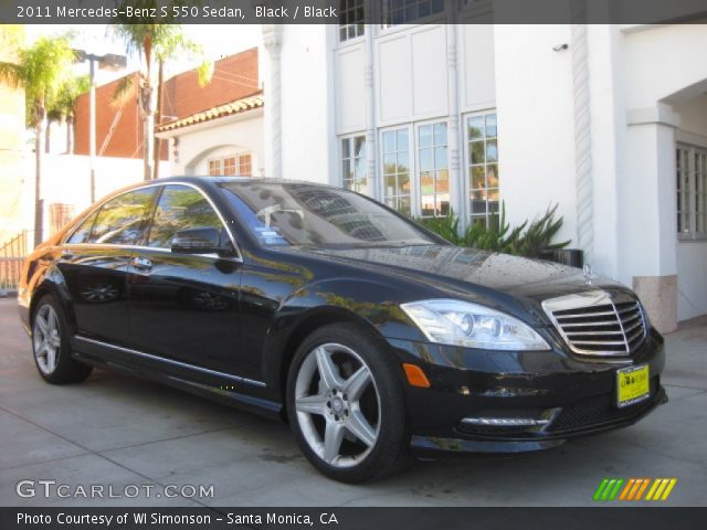 2011 Mercedes-Benz S 550 Sedan in Black