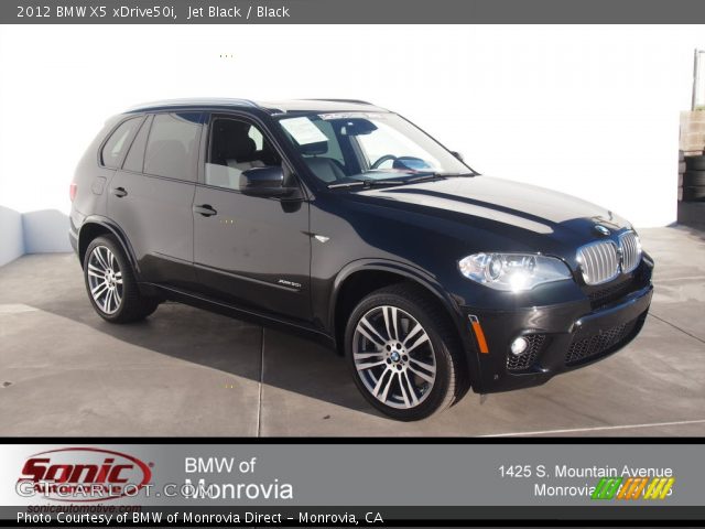 2012 BMW X5 xDrive50i in Jet Black