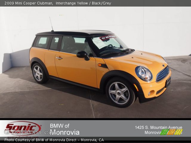 2009 Mini Cooper Clubman in Interchange Yellow