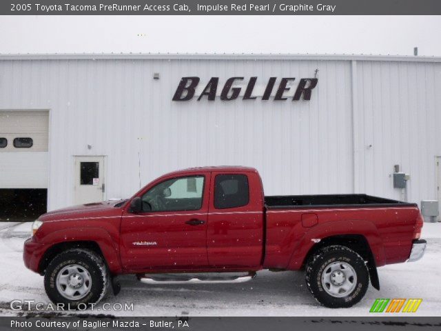 2005 Toyota Tacoma PreRunner Access Cab in Impulse Red Pearl