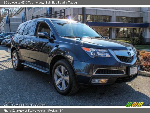 2011 Acura MDX Technology in Bali Blue Pearl