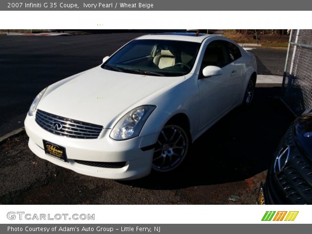 2007 Infiniti G 35 Coupe in Ivory Pearl