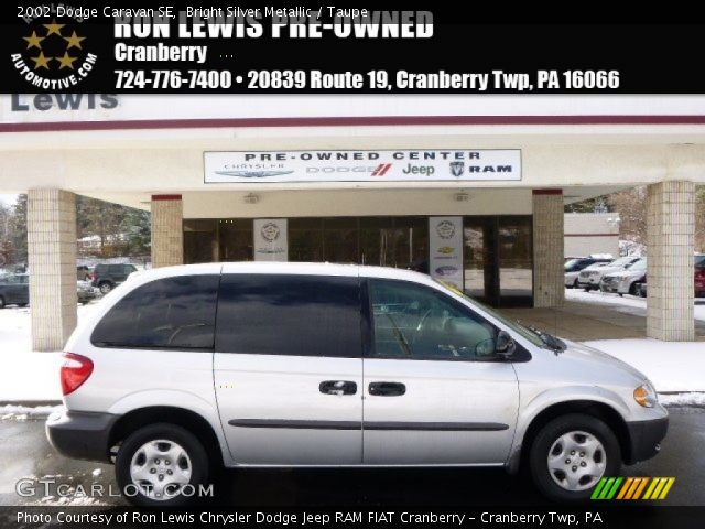 2002 Dodge Caravan SE in Bright Silver Metallic