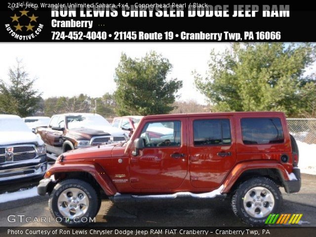 2014 Jeep Wrangler Unlimited Sahara 4x4 in Copperhead Pearl
