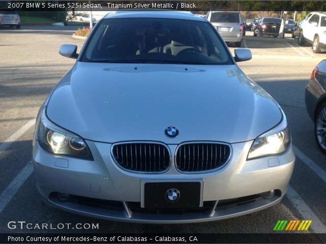2007 BMW 5 Series 525i Sedan in Titanium Silver Metallic