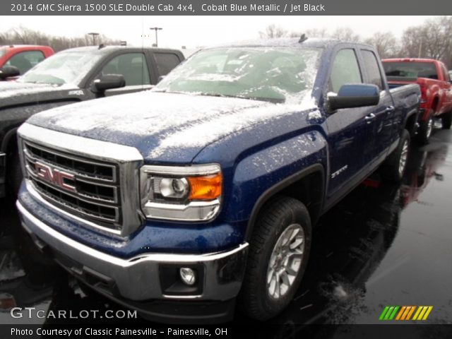 2014 GMC Sierra 1500 SLE Double Cab 4x4 in Cobalt Blue Metallic