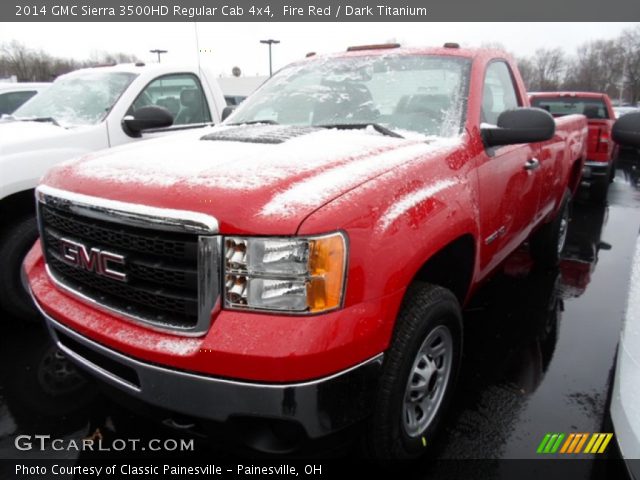 2014 GMC Sierra 3500HD Regular Cab 4x4 in Fire Red