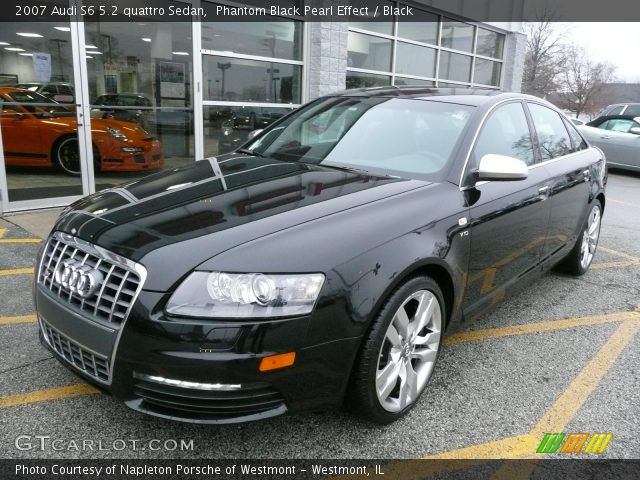 2007 Audi S6 5.2 quattro Sedan in Phantom Black Pearl Effect