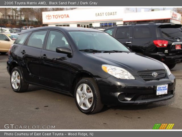 2006 Toyota Matrix AWD in Black Sand Pearl