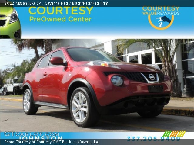 2012 Nissan Juke SV in Cayenne Red