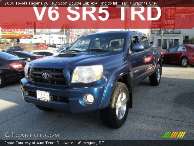 2006 Toyota Tacoma V6 TRD Sport Double Cab 4x4 in Indigo Ink Pearl