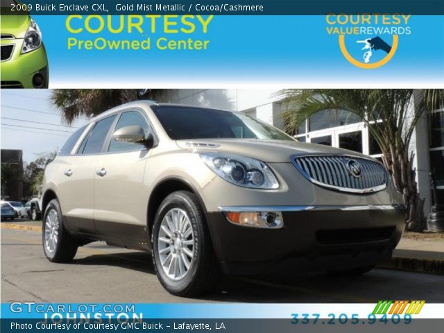 2009 Buick Enclave CXL in Gold Mist Metallic