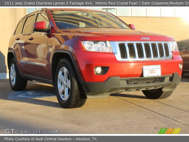 2011 Jeep Grand Cherokee Laredo X Package 4x4 in Inferno Red Crystal Pearl