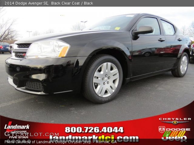 2014 Dodge Avenger SE in Black Clear Coat
