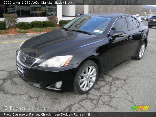 2009 Lexus IS 250 AWD in Obsidian Black