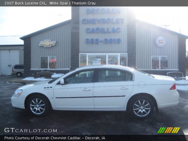 2007 Buick Lucerne CXL in White Opal