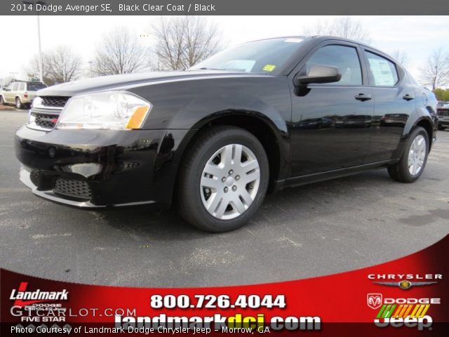 2014 Dodge Avenger SE in Black Clear Coat