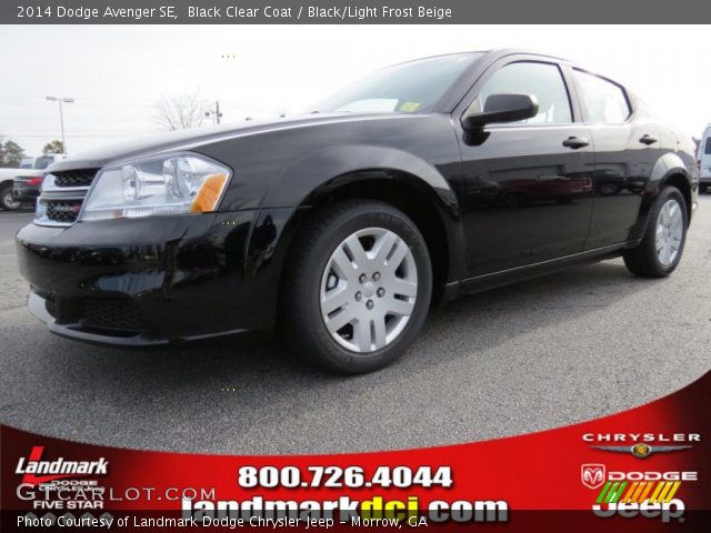 2014 Dodge Avenger SE in Black Clear Coat