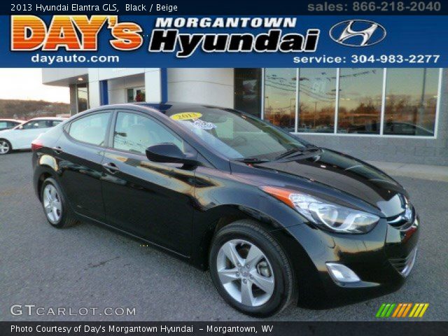 2013 Hyundai Elantra GLS in Black