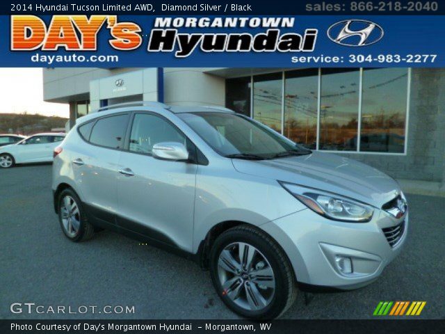 2014 Hyundai Tucson Limited AWD in Diamond Silver