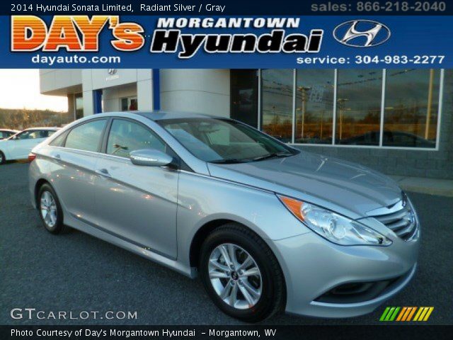 2014 Hyundai Sonata Limited in Radiant Silver