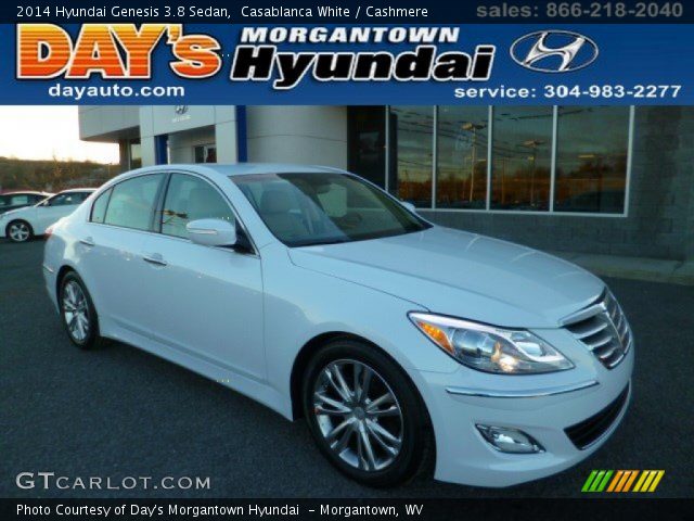 2014 Hyundai Genesis 3.8 Sedan in Casablanca White