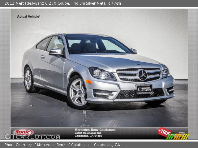 2012 Mercedes-Benz C 250 Coupe in Iridium Silver Metallic
