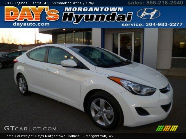 2013 Hyundai Elantra GLS in Shimmering White