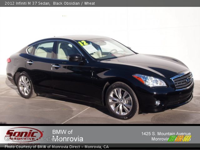 2012 Infiniti M 37 Sedan in Black Obsidian