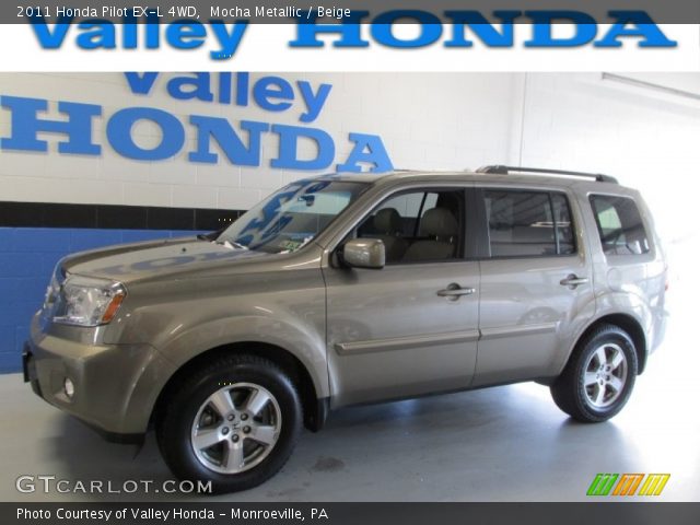 2011 Honda Pilot EX-L 4WD in Mocha Metallic