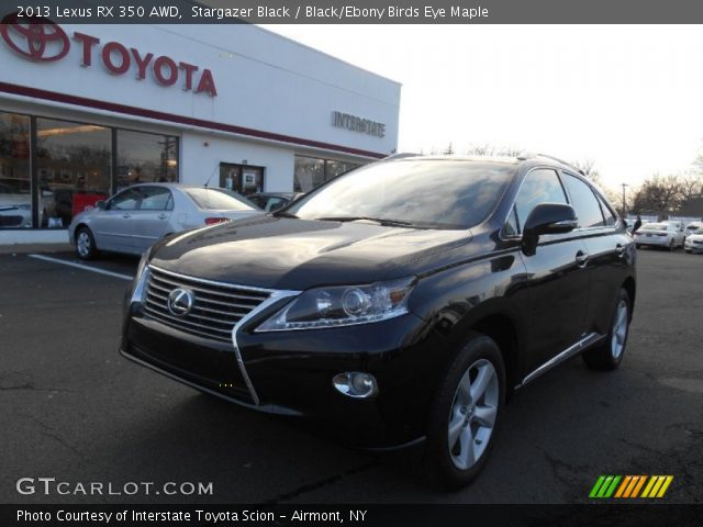 2013 Lexus RX 350 AWD in Stargazer Black