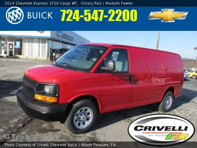 2014 Chevrolet Express 1500 Cargo WT in Victory Red
