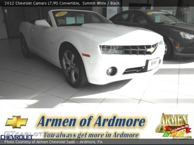 2012 Chevrolet Camaro LT/RS Convertible in Summit White