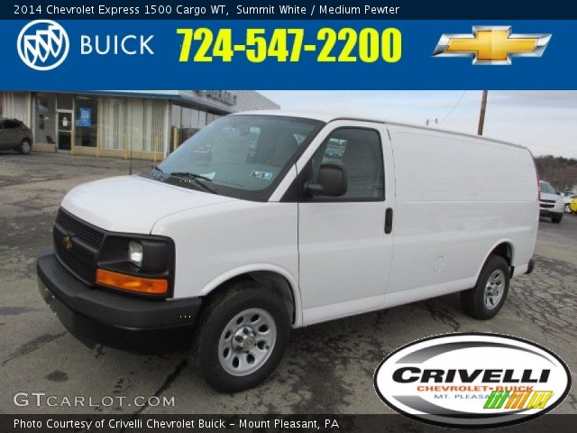 2014 Chevrolet Express 1500 Cargo WT in Summit White