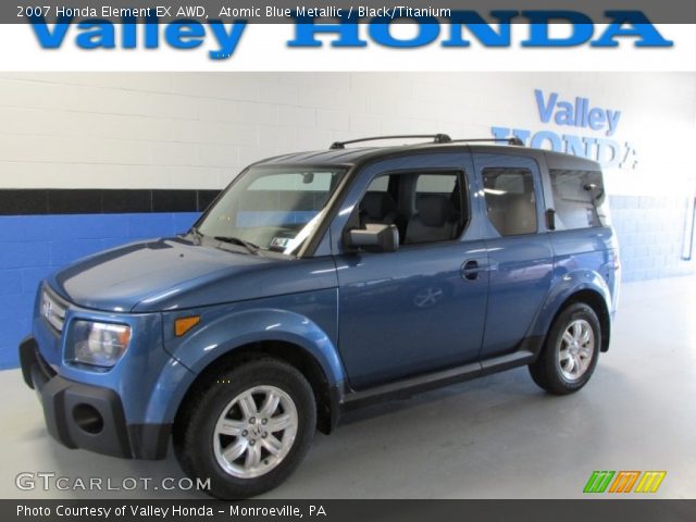 2007 Honda Element EX AWD in Atomic Blue Metallic