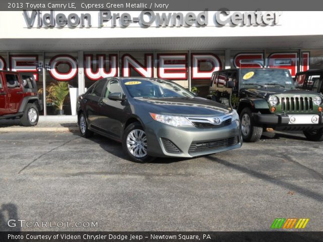 2013 Toyota Camry LE in Cypress Green Metallic