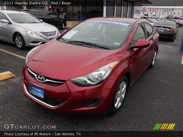 2013 Hyundai Elantra GLS in Red