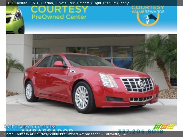 2013 Cadillac CTS 3.0 Sedan in Crystal Red Tintcoat