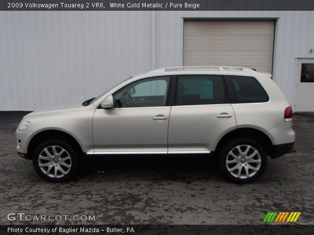 2009 Volkswagen Touareg 2 VR6 in White Gold Metallic