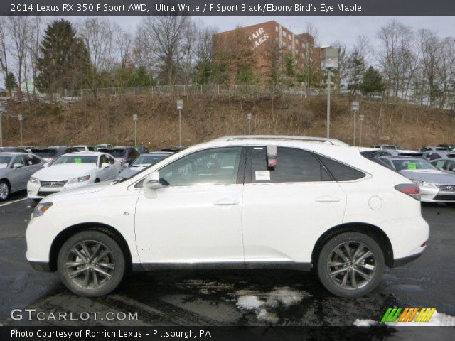 2014 Lexus RX 350 F Sport AWD in Ultra White