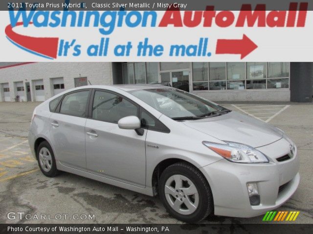 2011 Toyota Prius Hybrid II in Classic Silver Metallic