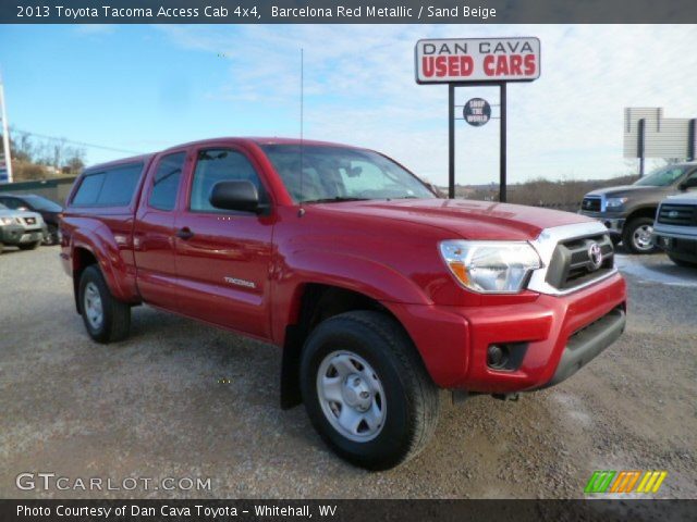 2013 Toyota Tacoma Access Cab 4x4 in Barcelona Red Metallic