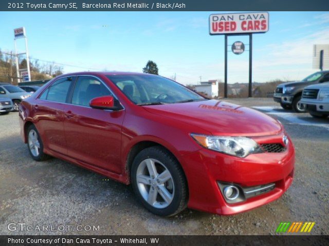2012 Toyota Camry SE in Barcelona Red Metallic