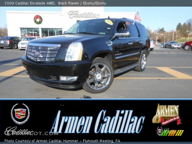 2009 Cadillac Escalade AWD in Black Raven