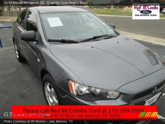 2009 Mitsubishi Lancer DE in Graphite Gray Pearl